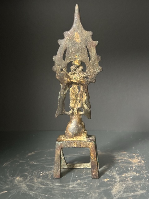 古玩銅器隋唐·鎏金佛拍賣，當前價格65000元