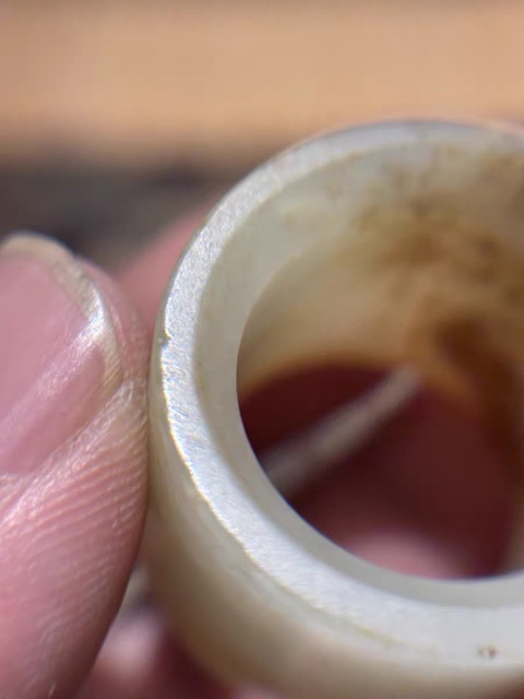 古玩玉器和田玉扳指拍賣，當(dāng)前價(jià)格3600元