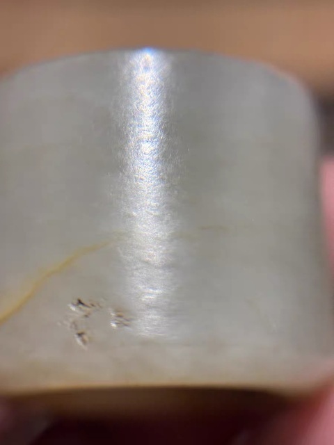 古玩玉器和田玉扳指拍賣，當(dāng)前價(jià)格3600元