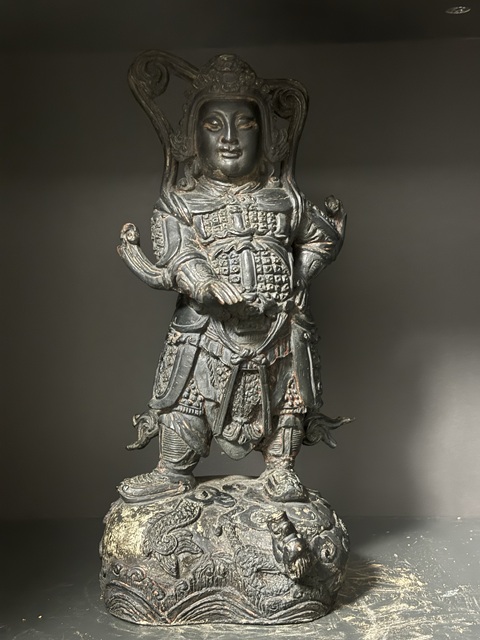 古玩銅器明·韋陀拍賣，當前價格40000元