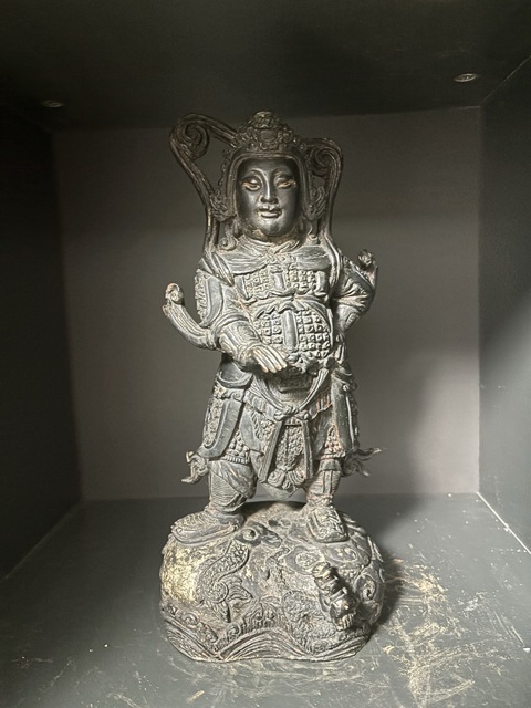 古玩銅器明·韋陀拍賣，當前價格40000元