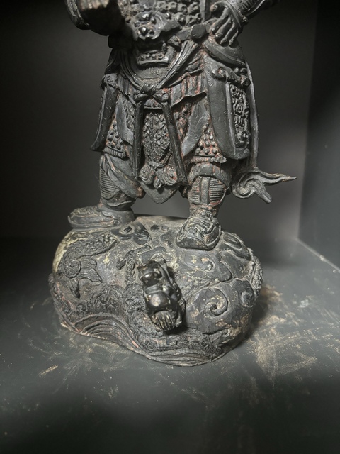 古玩銅器明·韋陀拍賣，當前價格40000元