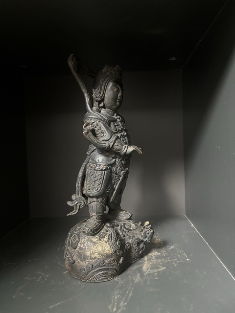 古玩銅器明·韋陀拍賣，當前價格40000元