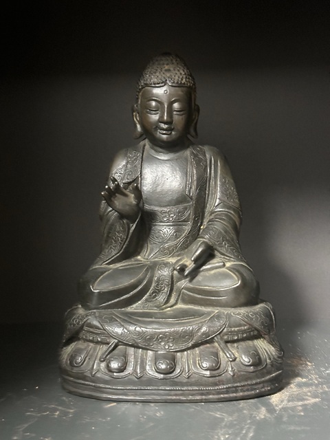 古玩銅器明·釋迦摩尼拍賣，當前價格55000元