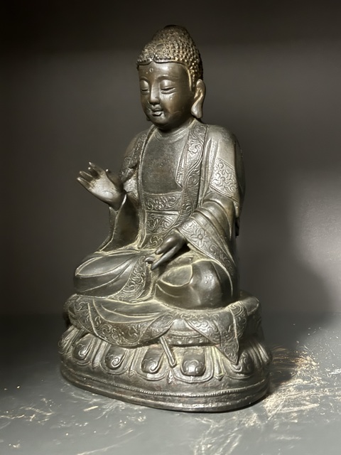 古玩銅器明·釋迦摩尼拍賣，當前價格55000元