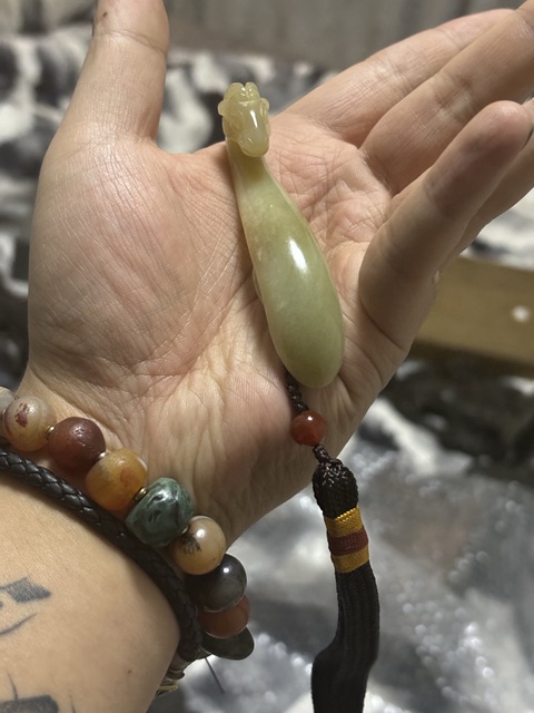 古玩玉器清·羊首玉鉤拍賣，當前價格16800元