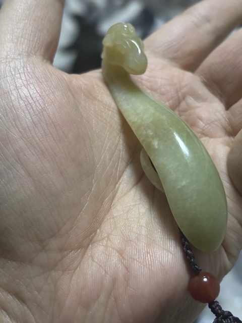 古玩玉器清·羊首玉鉤拍賣，當前價格16800元