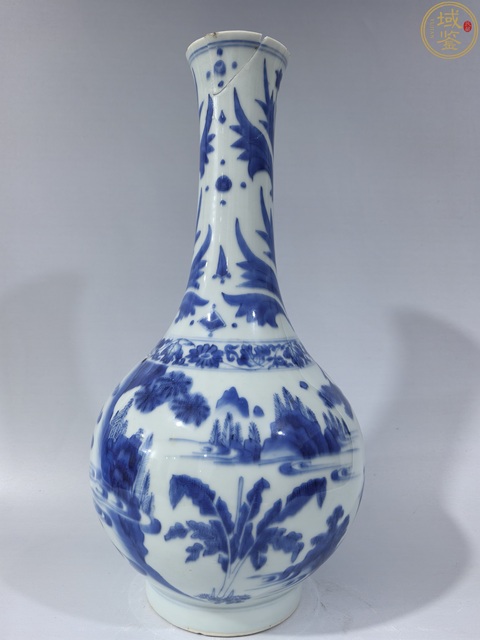 古玩陶瓷崇幀 青花人物故事紋長(zhǎng)頸瓶 （帶實(shí)物保真卡）拍賣，當(dāng)前價(jià)格68888元