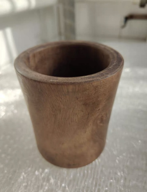 古玩雜項黃花梨木筆筒真品鑒賞圖