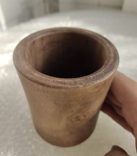 古玩雜項黃花梨木筆筒真品鑒賞圖