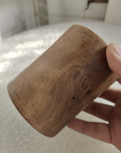 古玩雜項黃花梨木筆筒真品鑒賞圖