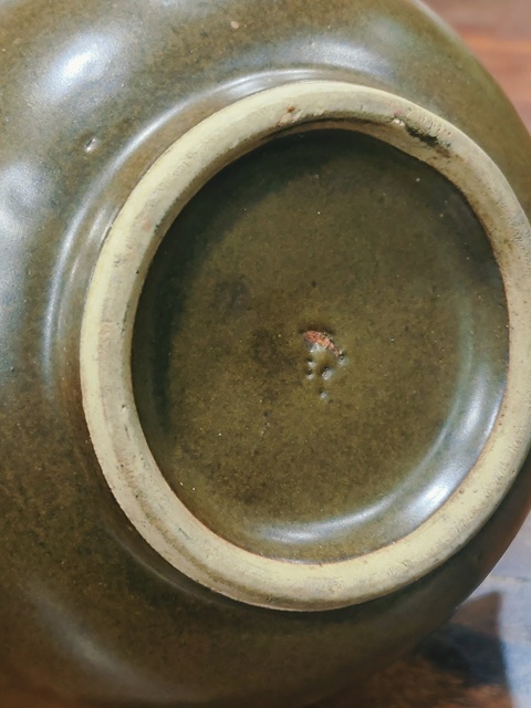 古玩陶瓷民國茶葉末釉碗真品鑒賞圖