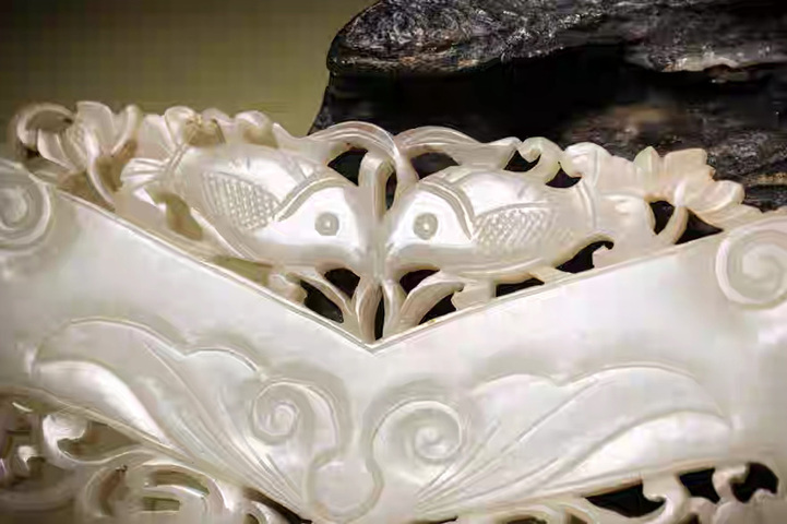 古玩玉器吉慶有余真品鑒賞圖