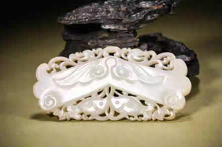 古玩玉器吉慶有余真品鑒賞圖