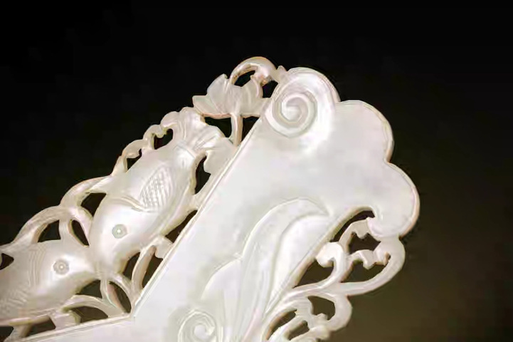 古玩玉器吉慶有余真品鑒賞圖