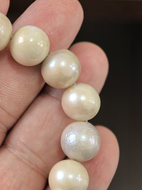 古玩雜項珍珠手串真品鑒賞圖