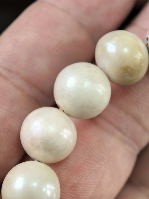 古玩雜項珍珠手串真品鑒賞圖