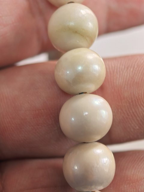 古玩雜項珍珠手串真品鑒賞圖