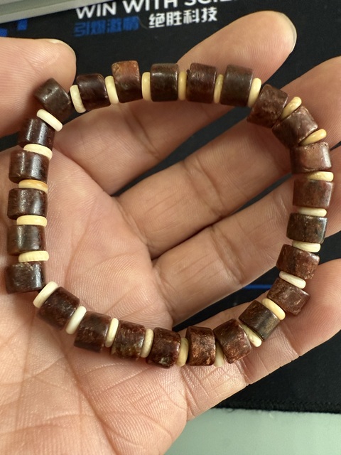 古玩玉器瑪瑙珠串真品鑒賞圖