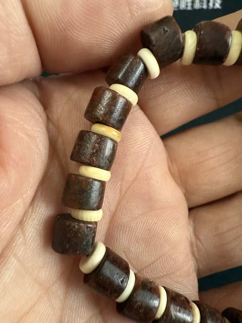 古玩玉器瑪瑙珠串真品鑒賞圖