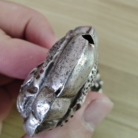 古玩雜項民國老銀鎖鏈真品鑒賞圖