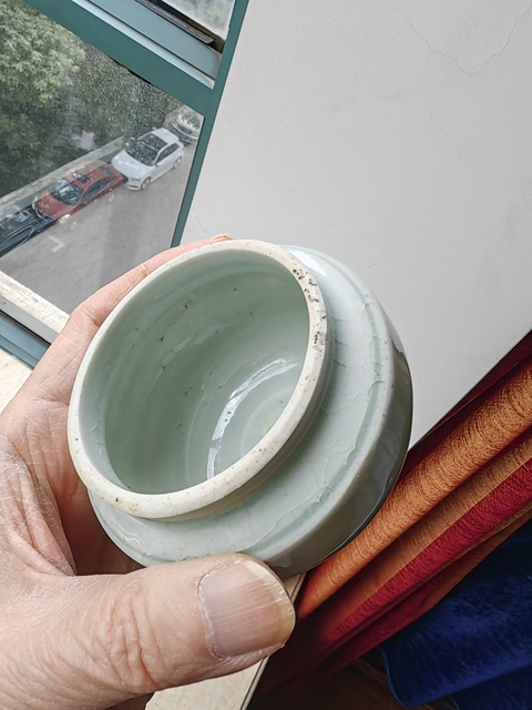 古玩陶瓷湖田窯青白釉罐真品鑒賞圖