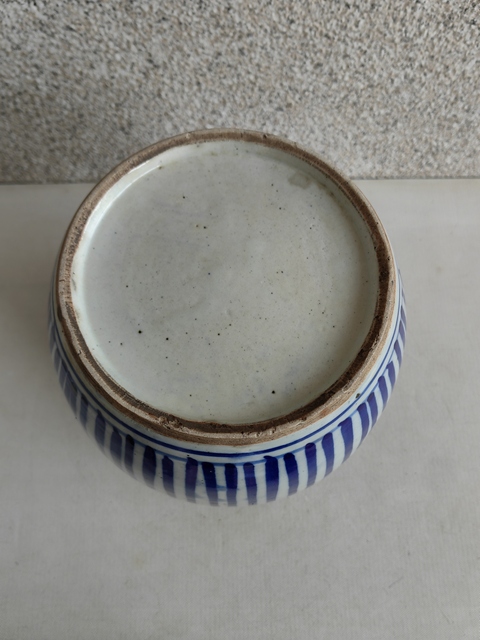 古玩陶瓷青花四系壺真品鑒賞圖