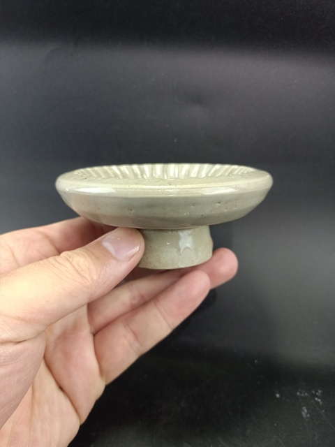 古玩陶瓷【明代】龍泉青瓷刻壽字印模【頂級(jí)釉水】拍賣，當(dāng)前價(jià)格288元