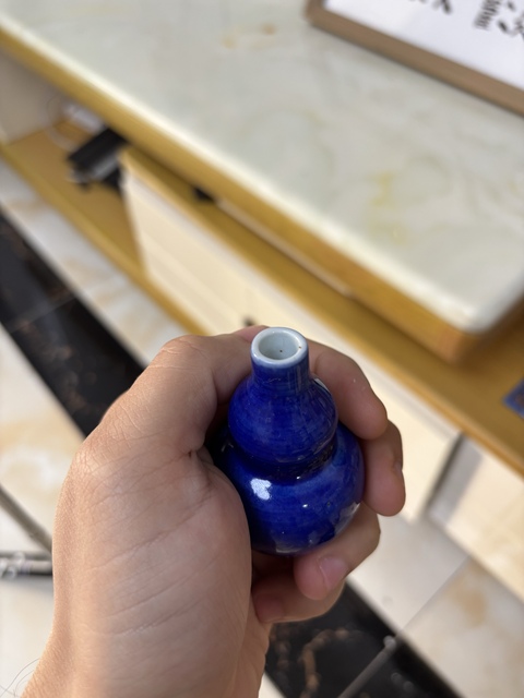 古玩陶瓷葫蘆瓶真品鑒賞圖