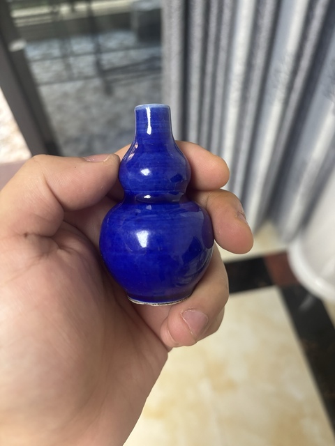 古玩陶瓷葫蘆瓶真品鑒賞圖