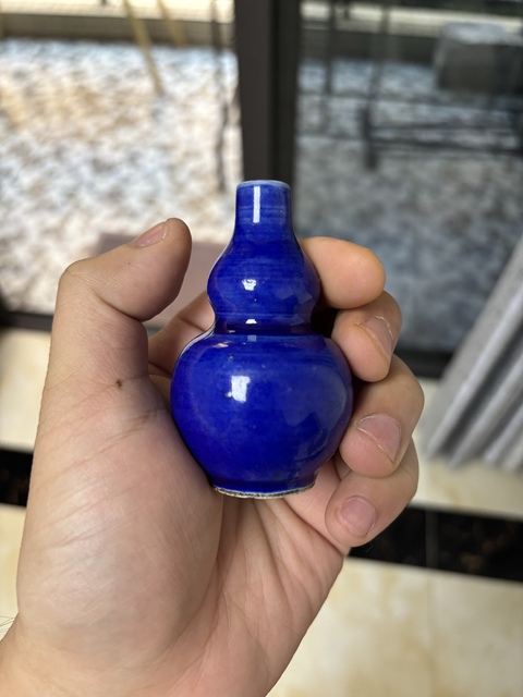 古玩陶瓷葫蘆瓶真品鑒賞圖