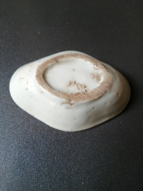 古玩陶瓷晚清民國粉彩花卉小筆添真品鑒賞圖