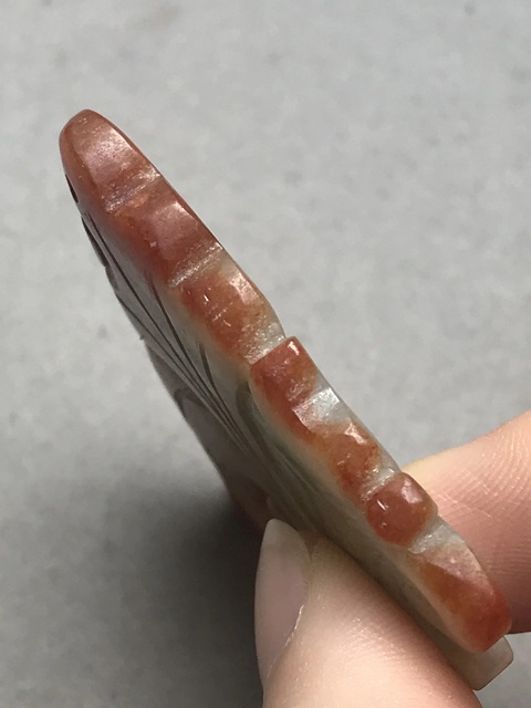 古玩玉器天然翡翠掛件真品鑒賞圖