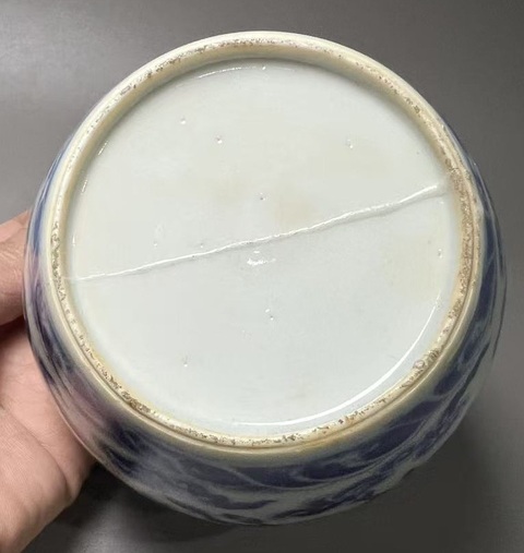 古玩陶瓷青花龍紋缸真品鑒賞圖