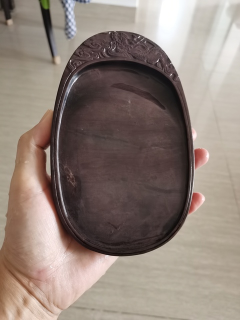 古玩雜項龍紋瑞硯臺拍賣，當前價格580元