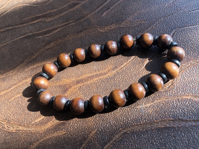 古玩雜項清代.檀香木手串拍賣，當(dāng)前價格888元