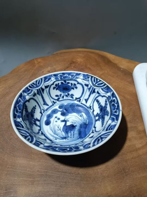 古玩陶瓷青花盤真品鑒賞圖