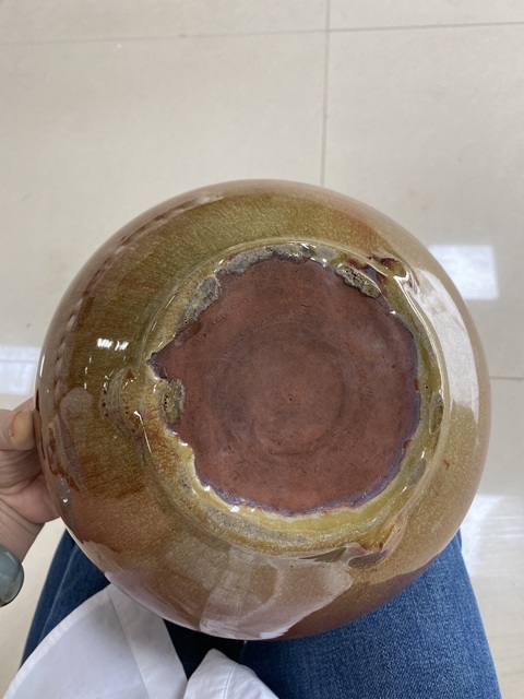 古玩陶瓷鈞紅釉香爐真品鑒賞圖