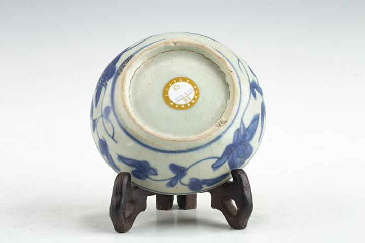 古玩陶瓷明晚·青花開窗螭龍紋蓋盒拍賣，當前價格1104元