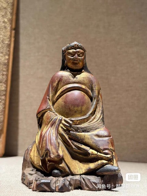 古玩雜項木雕關公真品鑒賞圖