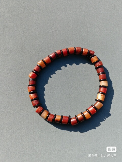 古玩玉器地方料珠串真品鑒賞圖