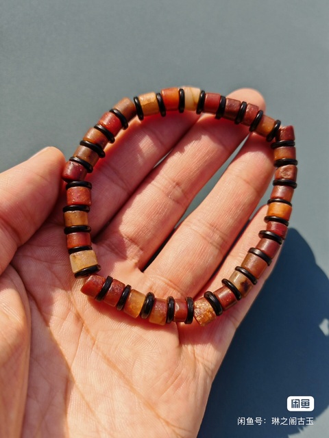 古玩玉器地方料珠串真品鑒賞圖
