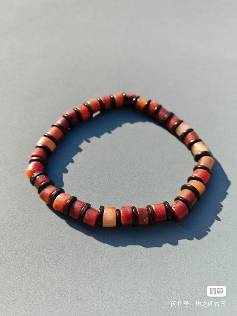 古玩玉器地方料珠串真品鑒賞圖