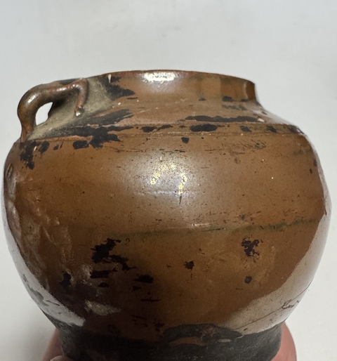 古玩陶瓷紫金釉雙系罐真品鑒賞圖