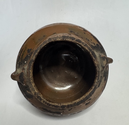 古玩陶瓷紫金釉雙系罐真品鑒賞圖