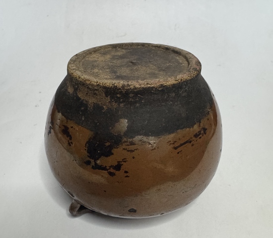 古玩陶瓷紫金釉雙系罐真品鑒賞圖