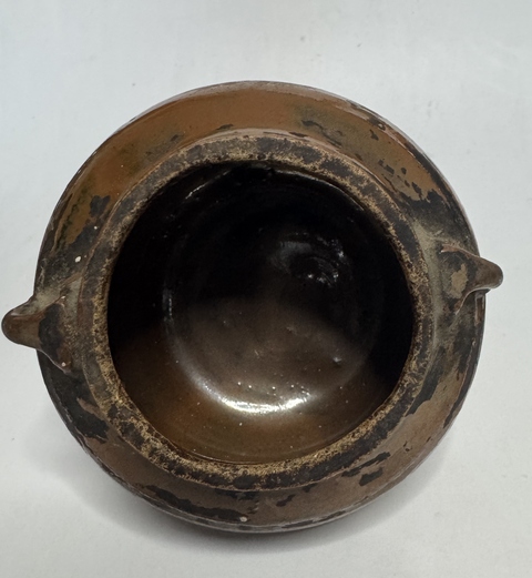 古玩陶瓷紫金釉雙系罐真品鑒賞圖