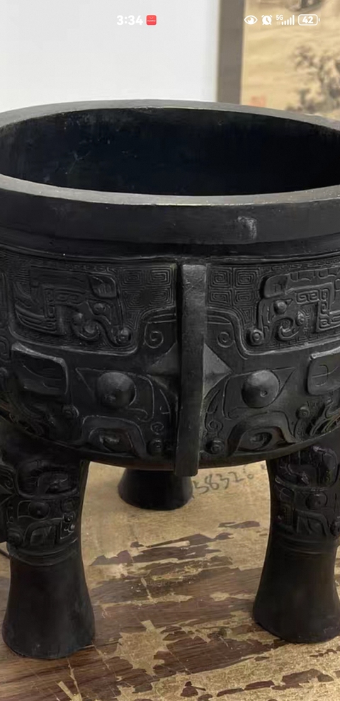 古玩雜項鼎真品鑒賞圖