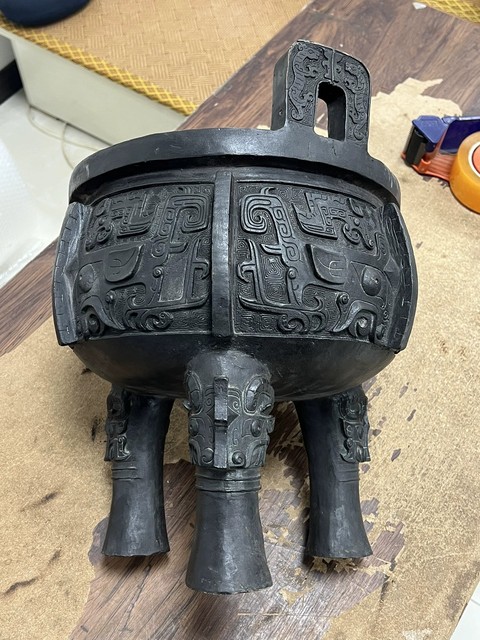 古玩雜項鼎真品鑒賞圖