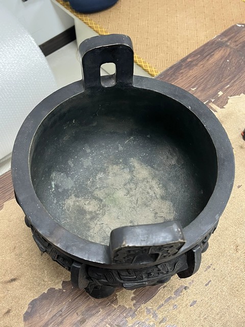 古玩雜項鼎真品鑒賞圖